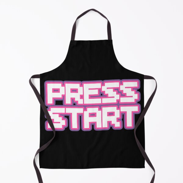 Item preview, PRESS START Gamer Girl Purple Pink White Pixel Text Retro Videogame designed and sold by Hi It's Elsie!.