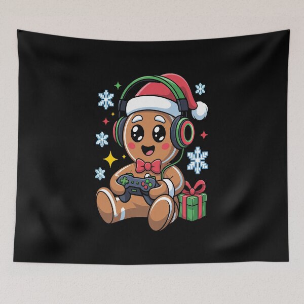 Item preview, Gingerbread man christmas games cute chiristmas  designed and sold by VladoZork.