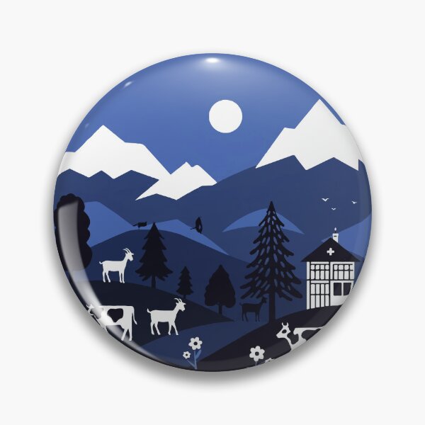 Item preview, Night mountain view designed and sold by Design4uStudio.