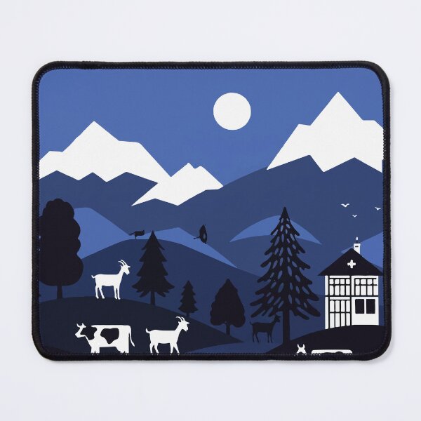 Item preview, Night mountain view designed and sold by Design4uStudio.