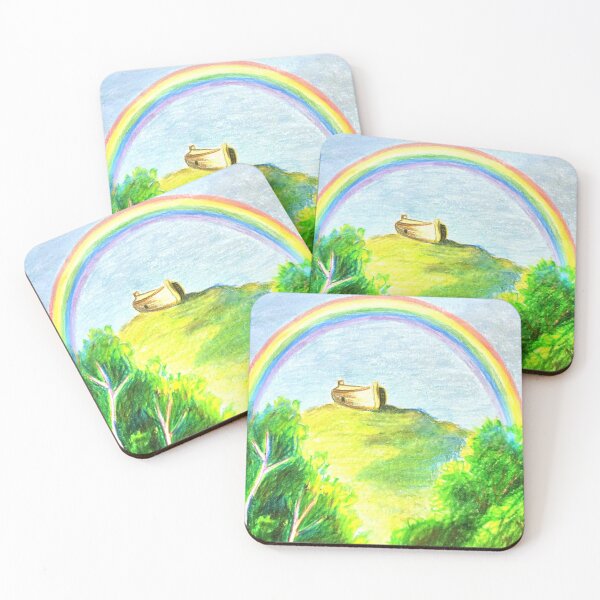 Item preview, God keeps his promises: rainbow over Noah's ark designed and sold by Anne Dallman.