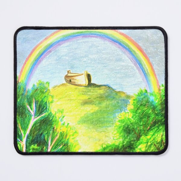 Item preview, God keeps his promises: rainbow over Noah's ark designed and sold by Anne Dallman.
