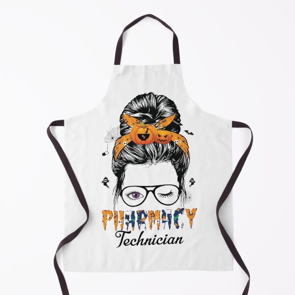 Item preview, "Halloween Pharmacy Technician Shirt – Spooky Pumpkin RX Design designed and sold by MKBgdesign.