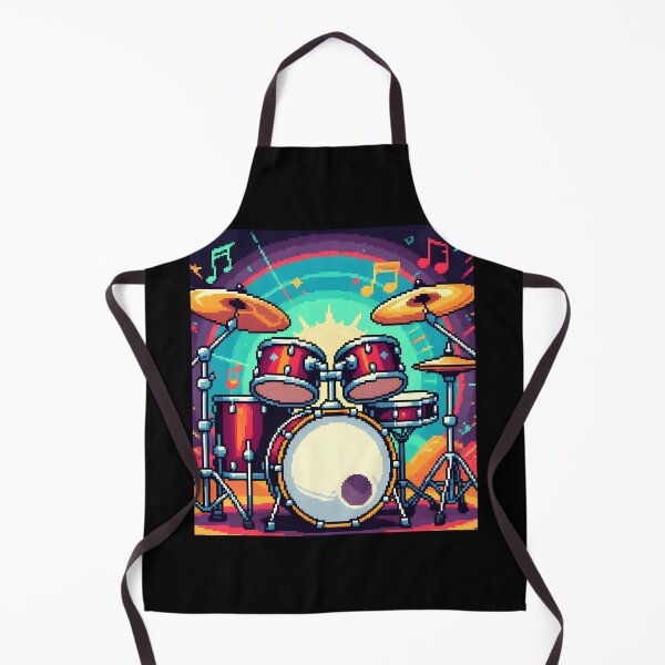 Item preview, Retro Drums designed and sold by Melody-Merch.