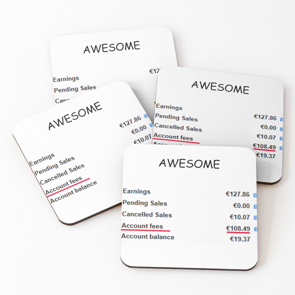 Item preview, Coasters (Set of 4) designed and sold by 5Dora.