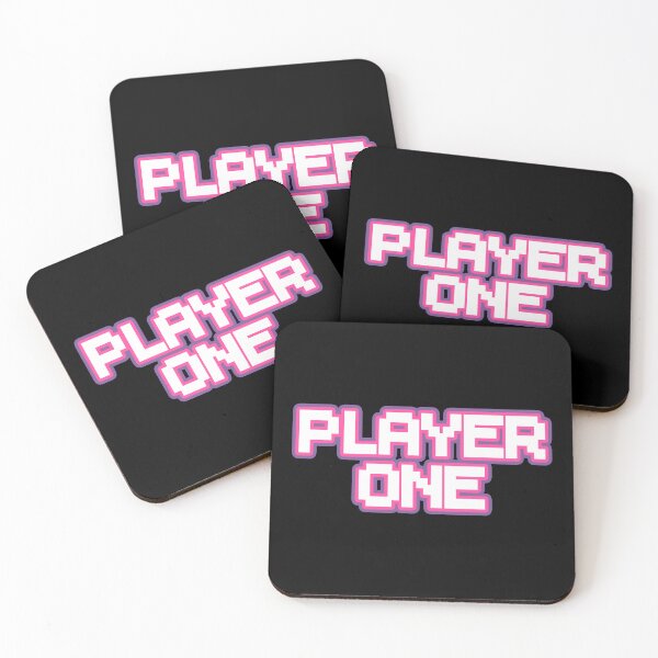 Item preview, PLAYER ONE Gamer Girl Purple Pink White Pixel Text Retro Videogame designed and sold by Hi It's Elsie!.