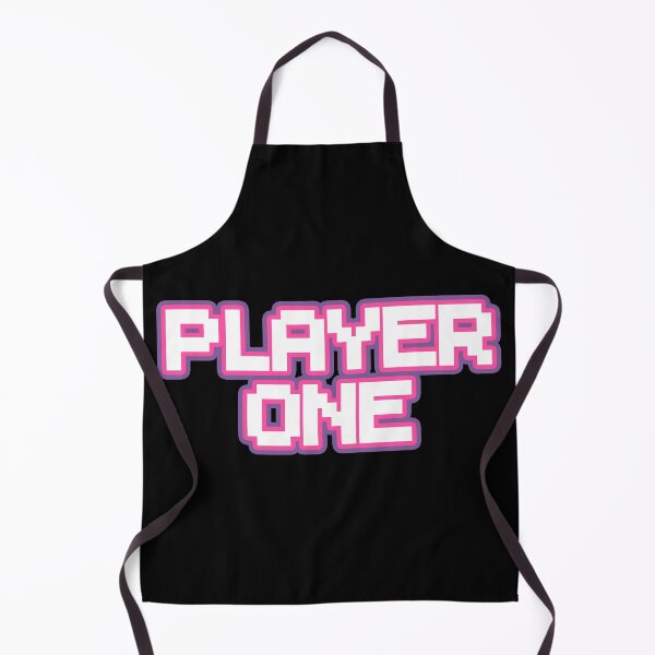 Item preview, PLAYER ONE Gamer Girl Purple Pink White Pixel Text Retro Videogame designed and sold by Hi It's Elsie!.