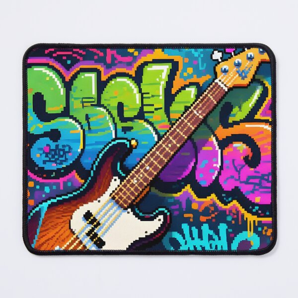 Item preview, Retro Bass designed and sold by Melody-Merch.