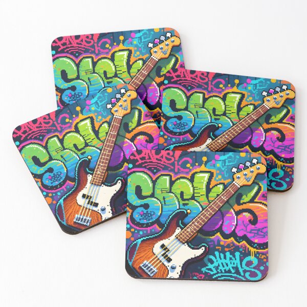 Item preview, Retro Bass designed and sold by Melody-Merch.