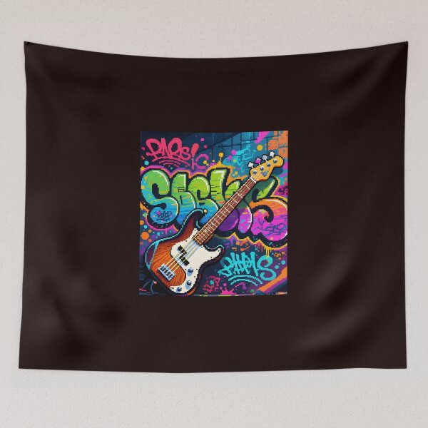Item preview, Retro Bass designed and sold by Melody-Merch.