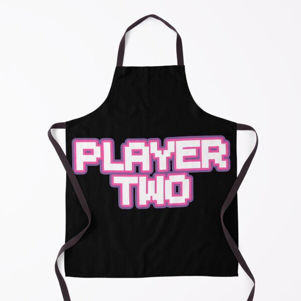 Item preview, PLAYER TWO Gamer Girl Purple Pink White Pixel Text Retro Videogame designed and sold by Hi It's Elsie!.