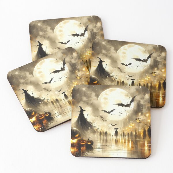 Item preview, Halloween on the street. Abstract digital painting designed and sold by 4Seasons.