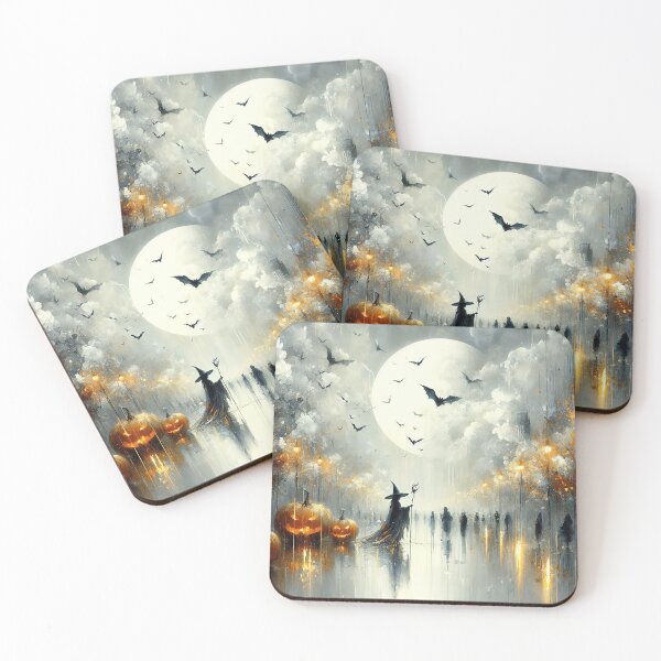 Item preview, Halloween on the street. Abstract digital painting designed and sold by 4Seasons.
