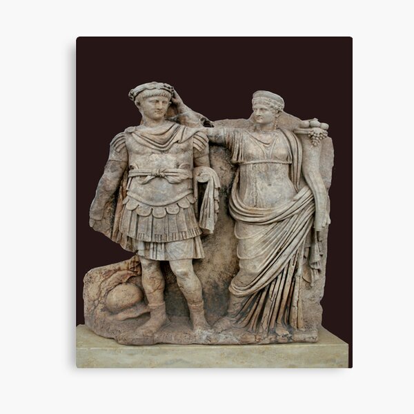 POMPEII ITALY ROMAN STATUE VESUVIUS VOLCANO Travel Canvas art Prints