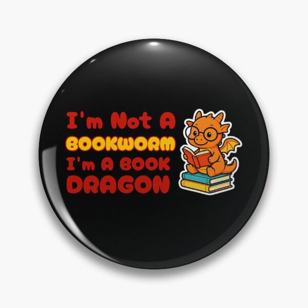 Item preview, Book Dragon Reading Quote – Funny Book Lover Design designed and sold by crazydotdesigns.