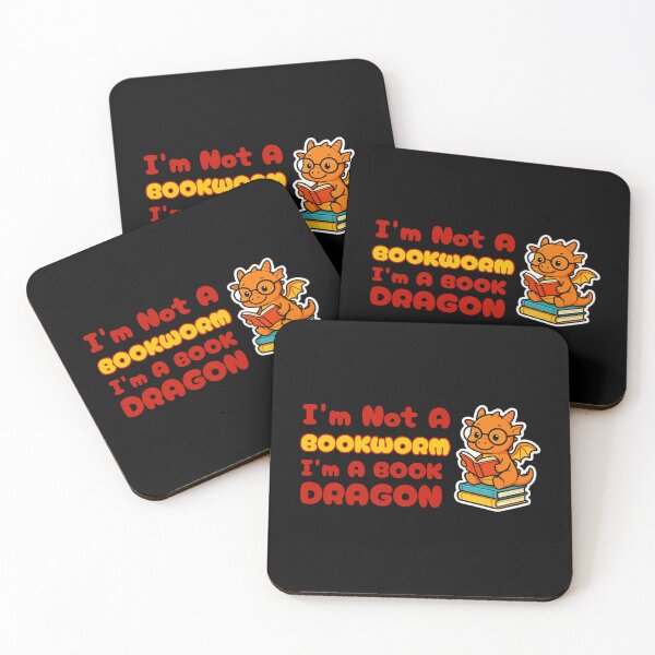 Item preview, Book Dragon Reading Quote – Funny Book Lover Design designed and sold by crazydotdesigns.