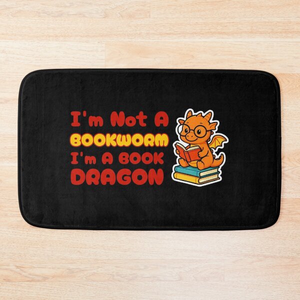 Item preview, Book Dragon Reading Quote – Funny Book Lover Design designed and sold by crazydotdesigns.