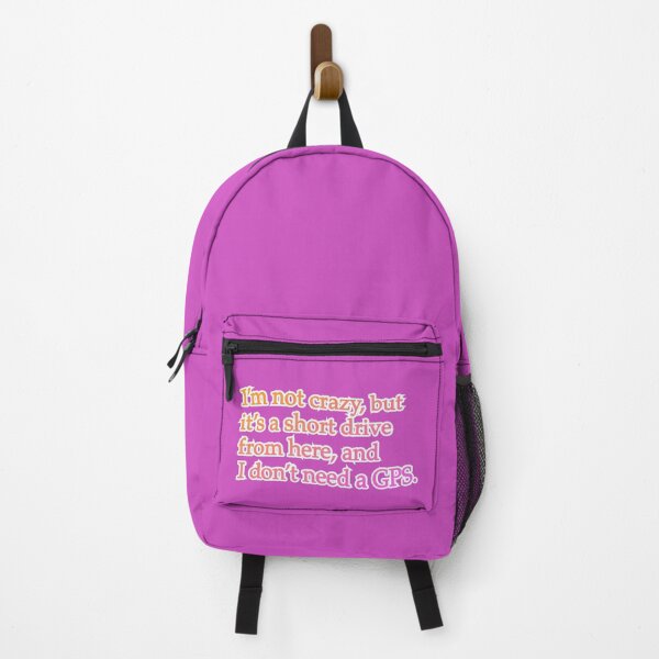 Item preview, I’m not crazy but it’s a short drive, peach and pink designed and sold by mntimg.