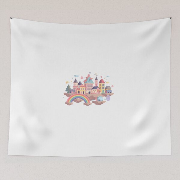 Item preview, Fantasy Floating Village designed and sold by NIPITMATE.