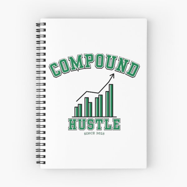 Item preview, Compound Hustle Daily Grind Wealth Builder Mindset designed and sold by Compound Money.