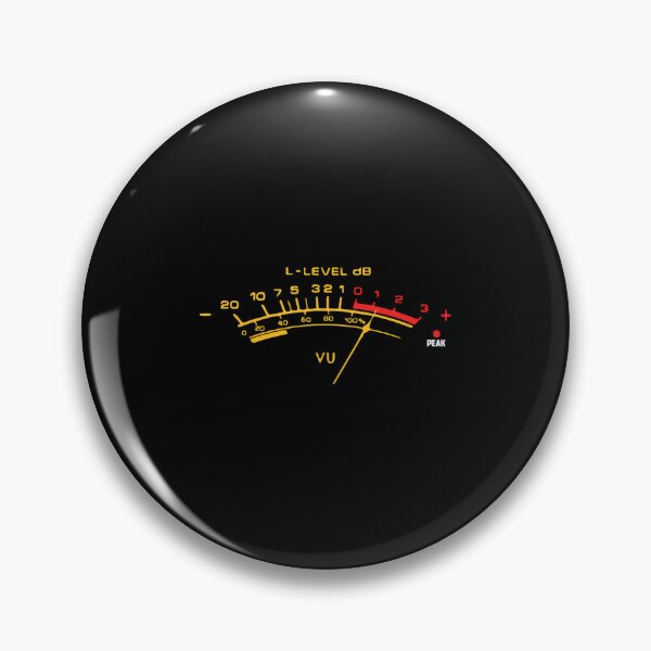 Item preview, Volume Vu Meter Vintage Audio Engineer Recording Fan designed and sold by BertrandImbert.