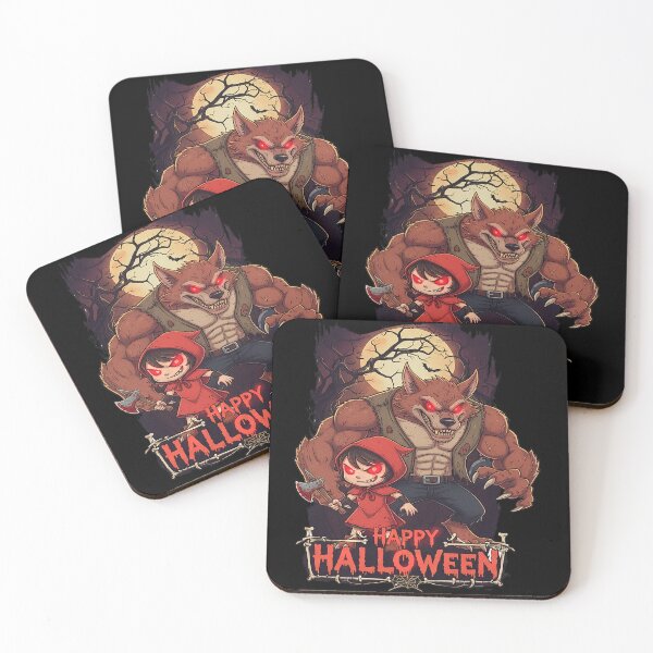 Item preview, Red Riding Hood & Werewolf Duo designed and sold by JoisDraw.