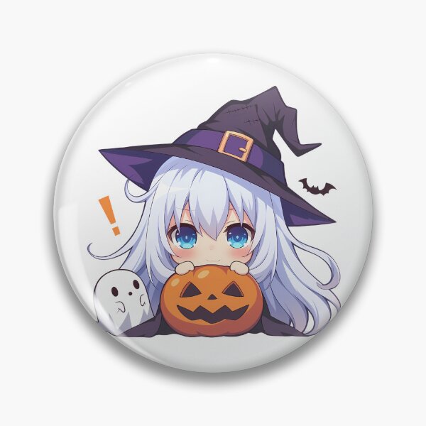 Item preview, Tobiichi Origami Date A Live Halloween Chibi Pumpkin Witch Anime Magic designed and sold by HumbertoValveno.