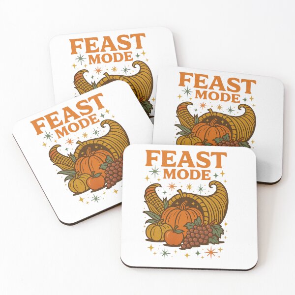 Item preview, Feast Mode – Retro Harvest Cornucopia Thanksgiving Graphic designed and sold by FluffyCreative.