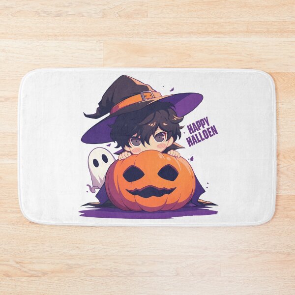 Item preview, Ren Amamiya Persona 5 Halloween Chibi Pumpkin Witch Game Anime Magic designed and sold by HumbertoValveno.