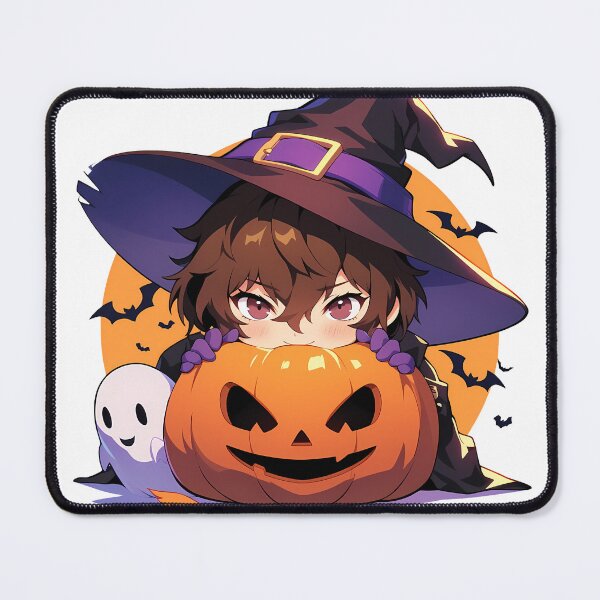 Item preview, Goro Akechi Persona 5 Halloween Chibi Pumpkin Witch Game Anime Magic designed and sold by HumbertoValveno.