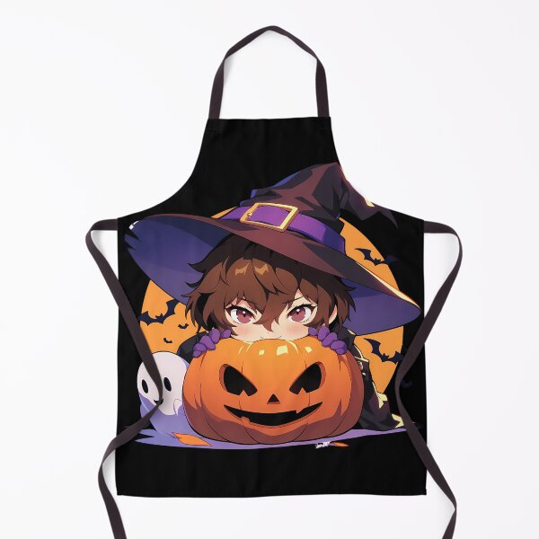 Item preview, Goro Akechi Persona 5 Halloween Chibi Pumpkin Witch Game Anime Magic designed and sold by HumbertoValveno.