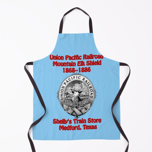 Item preview, Train logo,UP, Union Pacific Mountain Elk Shield 1868~1886, Shelly's Train Store,Vintage, Classic,Archaic, Collectible Train Logos,Rail & Railroad Logos,train stickers,magnets,t-shirts,posters designed and sold by MoreEZUSA-Here.