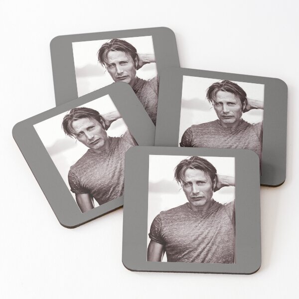 Item preview, FUNNY-GIFTS-MIKKELSEN-DANISH-MADS-ACTOR--RETRO-WAVE designed and sold by CalistaDarksong.