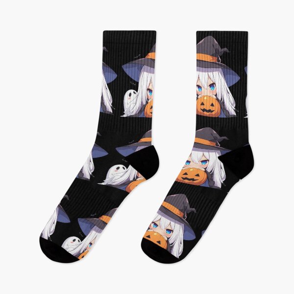 Item preview, Sirius Azur Lane Halloween Chibi Anime Girl Pumpkin Witch Ghost Cute designed and sold by HumbertoValveno.