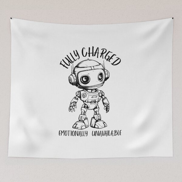 Item preview, Fully Charged Robot Design designed and sold by NxtGenDesigns.
