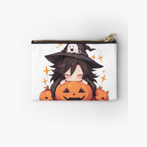Item preview, Nobuchika Ginoza Psycho Pass Halloween Chibi Witch Boy Pumpkin Dark Hair Sleepy Cute Anime Boy designed and sold by HumbertoValveno.