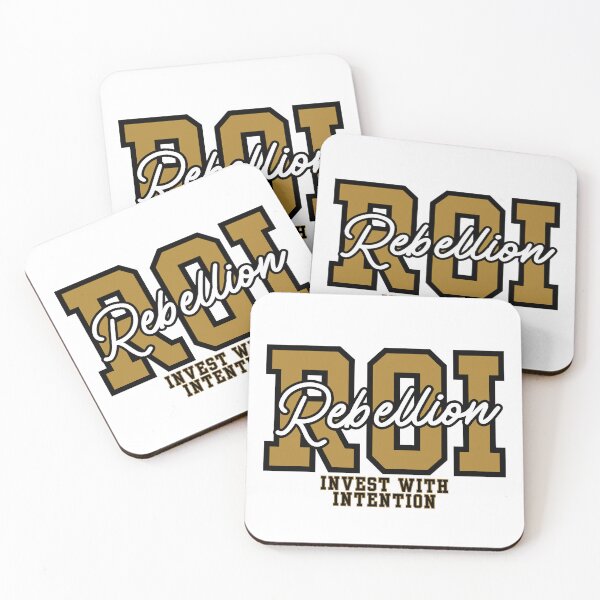 Item preview, ROI Rebellion Invest With Intention Wealth Fashion designed and sold by Compound Money.
