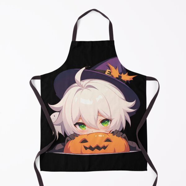 Item preview, Game Bennett Genshin Impact Halloween Pumpkin Cute Chibi Anime Boy Witch Kawaii designed and sold by HumbertoValveno.