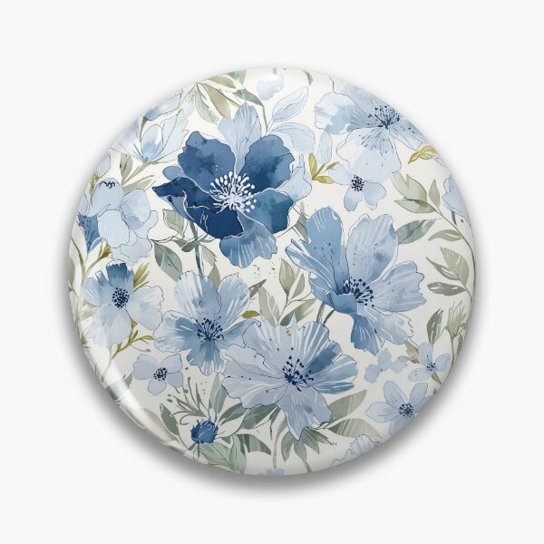 Item preview, Blue Flower Painting designed and sold by CoolPixels.