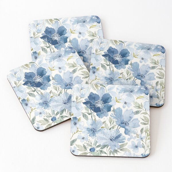 Item preview, Blue Flower Painting designed and sold by CoolPixels.