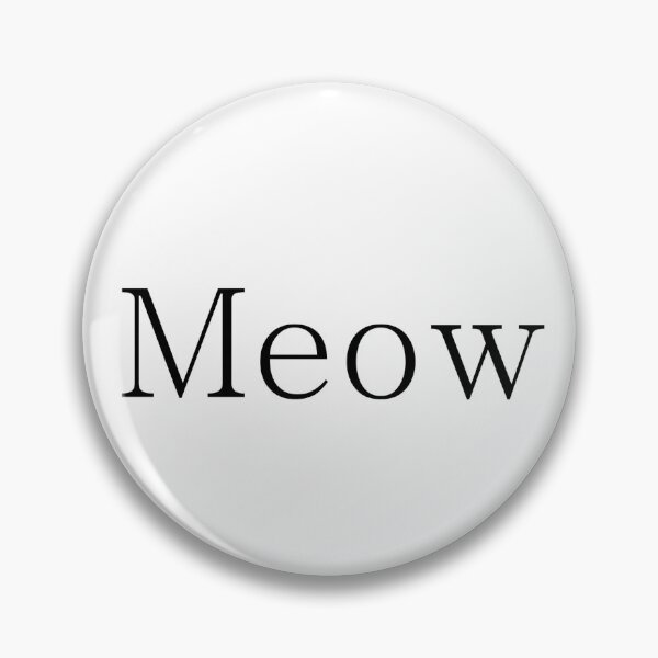 Item preview, Meow (typed) designed and sold by Timbonator.