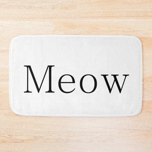 Item preview, Meow (typed) designed and sold by Timbonator.