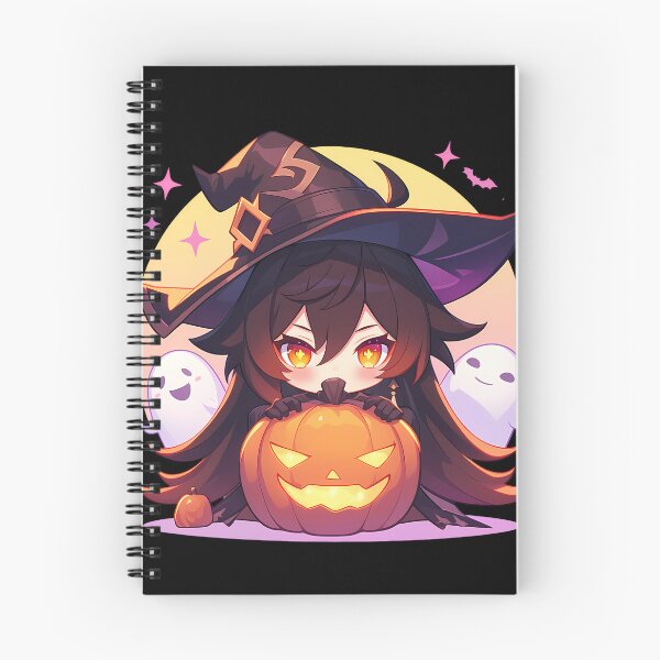 Item preview, Game Zhongli Genshin Impact Chibi Halloween Pumpkin Dark Magic Anime Boy designed and sold by HumbertoValveno.