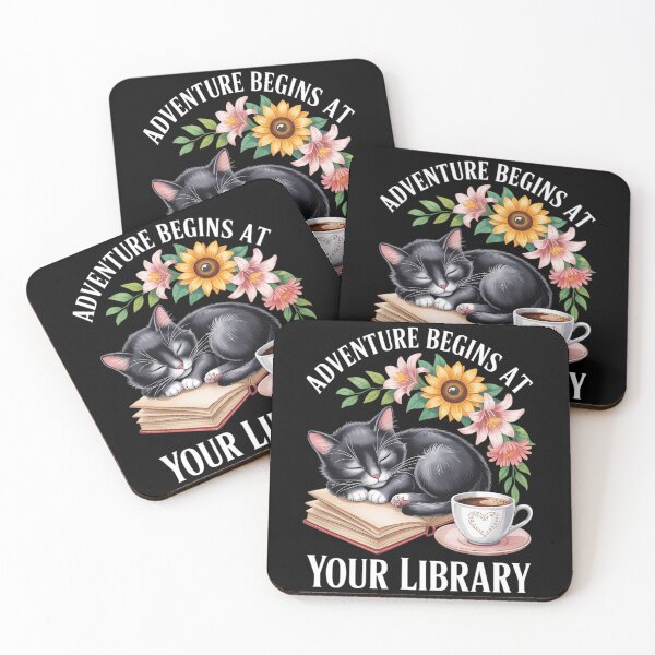 Item preview, Adventure Begins At Your Library Summer Reading 2025 Cat designed and sold by TrinaEspinoza.