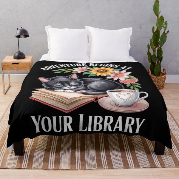 Item preview, Adventure Begins At Your Library Summer Reading 2025 Cat designed and sold by TrinaEspinoza.