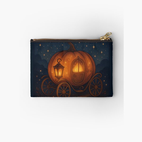 Item preview, Enchanted Pumpkin Carriage – Fairy Tale Halloween Night designed and sold by Painted Moon by Luna Bee™.