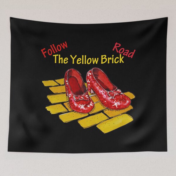 Item preview, Ruby Slippers Du Magicien D'Oz - Suivez La Route De Brique Jaune  Classique designed and sold by JeriPrall.