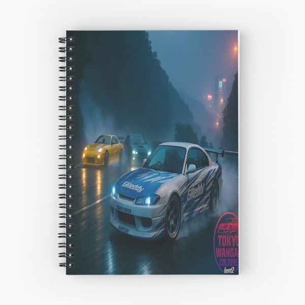 Item preview, Touge smoke, neon glow — this is Tokyo car culture. ?? #TougeLife #JDMnation #TokyoNights designed and sold by leen12 Art Designs Prints.