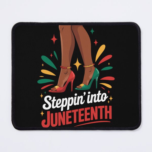 Item preview, Afro Woman High Heels Black Girl Stepping Into Juneteenth designed and sold by TrinaEspinoza.