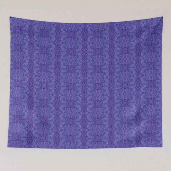 Item preview, Smeared Purple Paint Monochromatic Kaleidoscope designed and sold by SCArtAndGames.